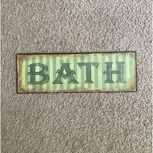 Bath Sign